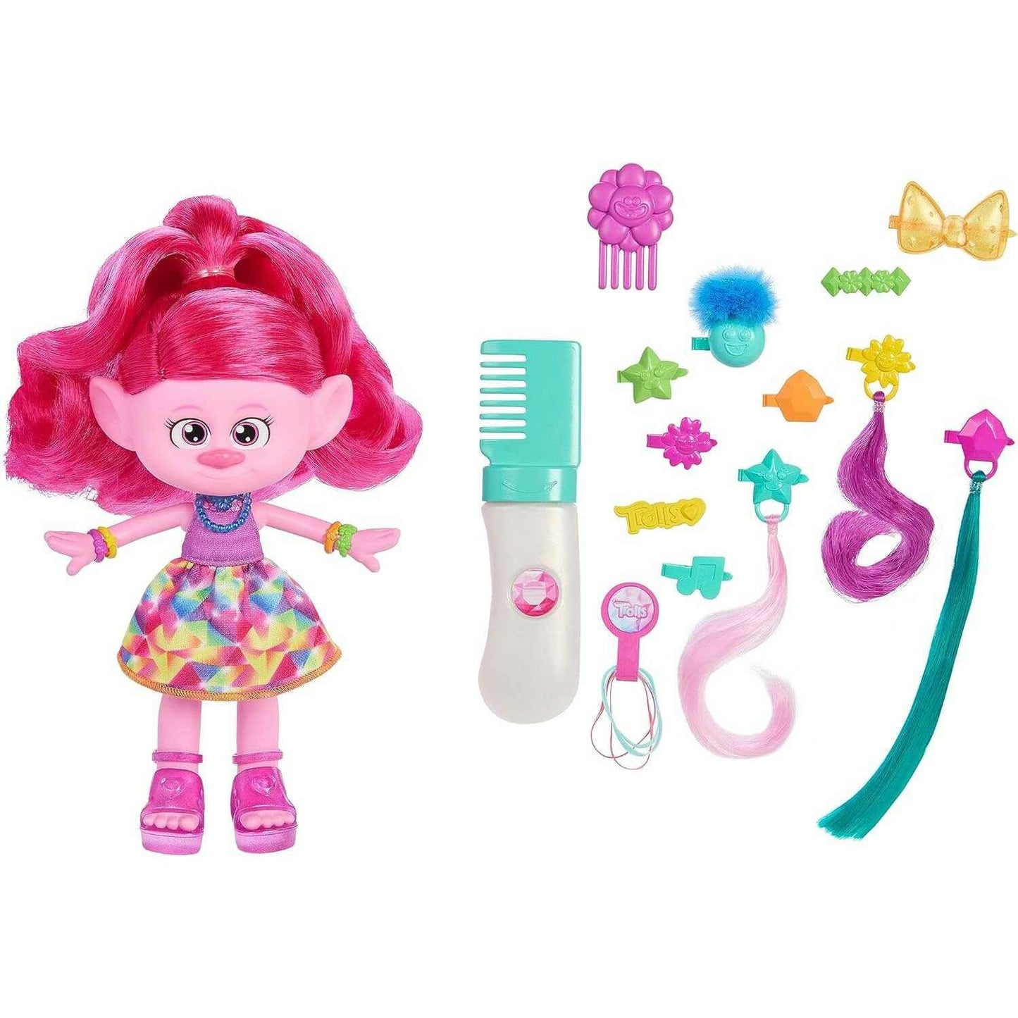 Toys N Tuck:Trolls Band Together Hair-Tastic Queen Poppy,Trolls