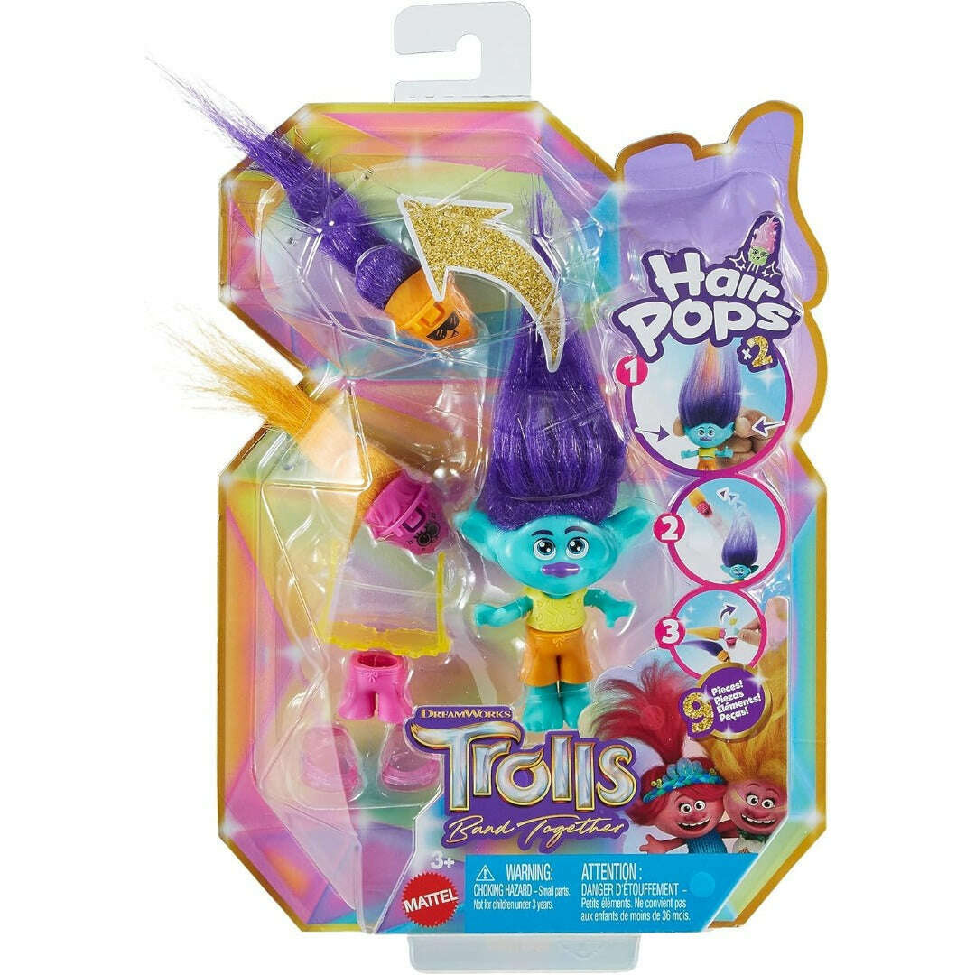 Toys N Tuck:Trolls Band Together Hair Pops Branch,Trolls