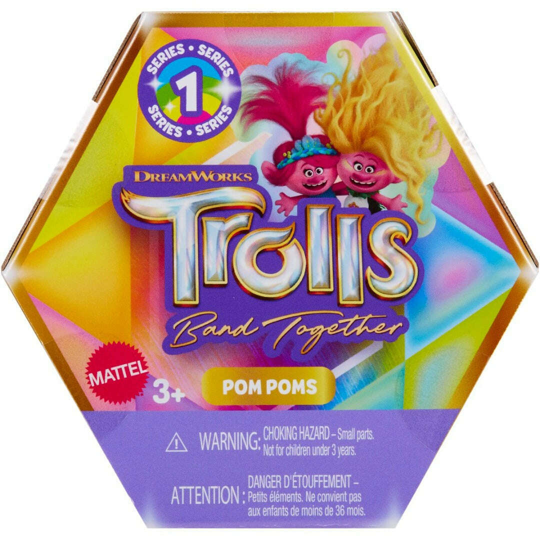 Toys N Tuck:Trolls Band Together Pom Poms Series 1,Trolls