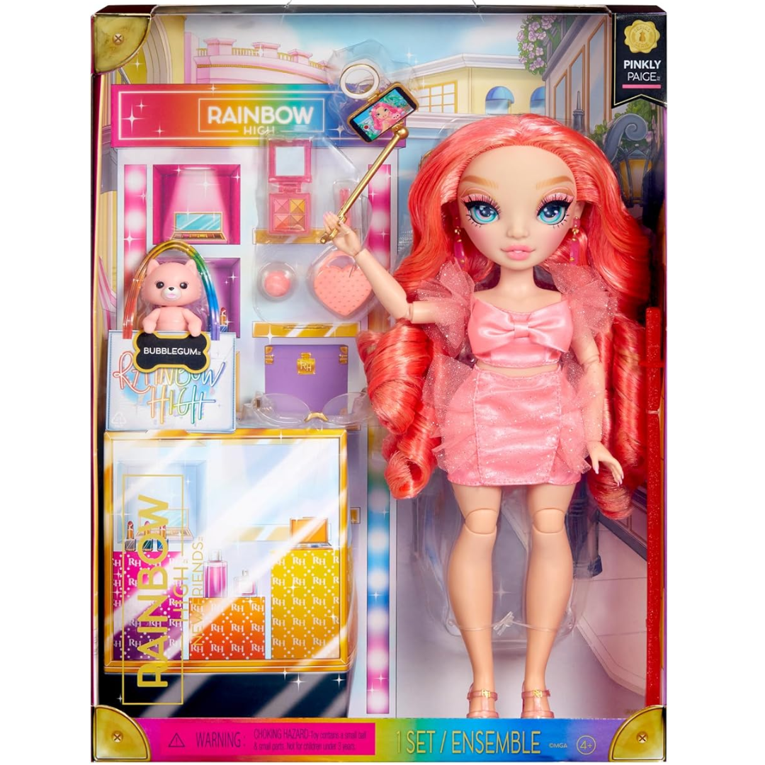 Toys N Tuck:Rainbow High New Friends Pinkly Paige,Rainbow High