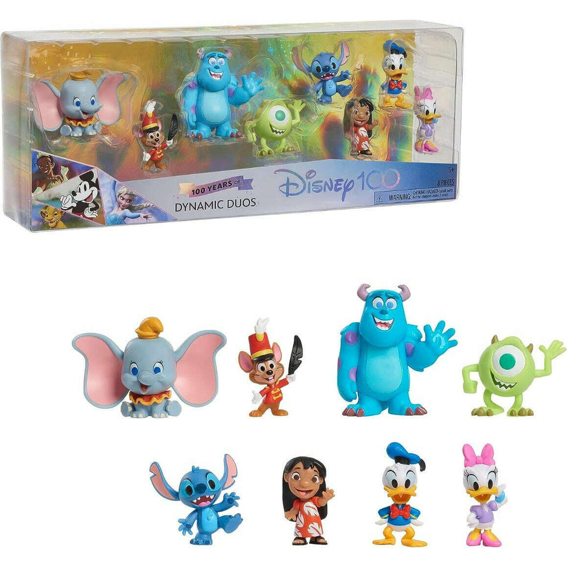 Toys N Tuck:Disney 100 Dynamic Duos 8 Piece Figure Pack,Disney