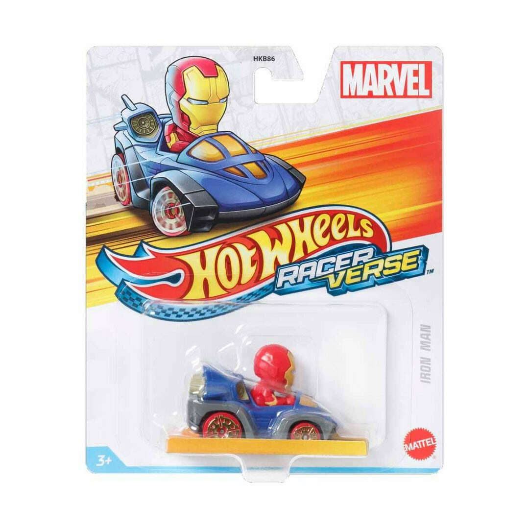 Toys N Tuck:Hot Wheels Racer Verse - Marvel Iron Man,Hot Wheels