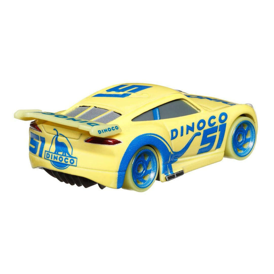 Toys N Tuck:Disney Pixar Cars Glow Racers 1:55 Die Cast - Dinoco Cruz Ramirez,Disney