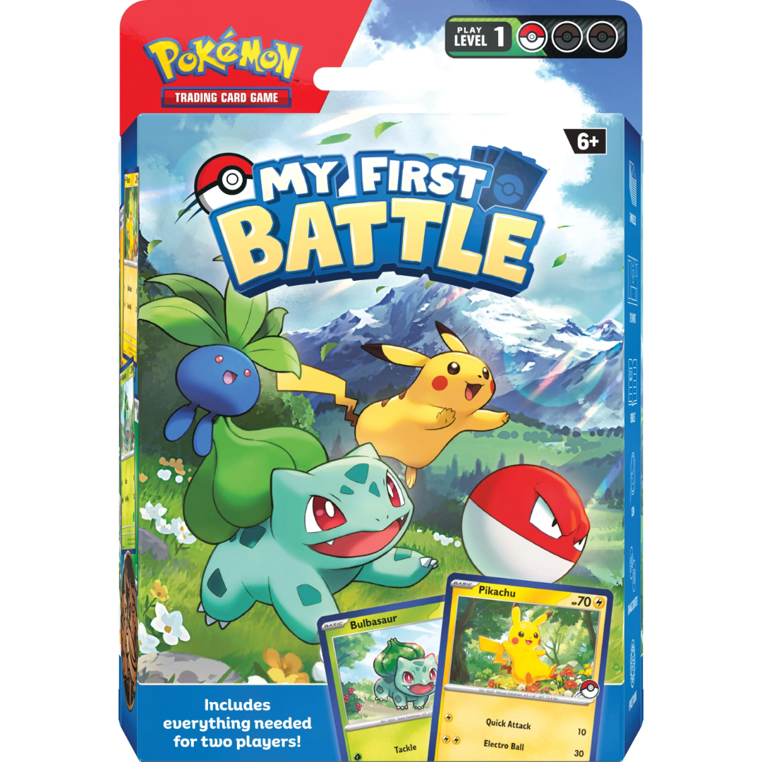 Toys N Tuck:Pokemon TCG My First Battle Pikachu & Bulbasaur Set,Pokemon