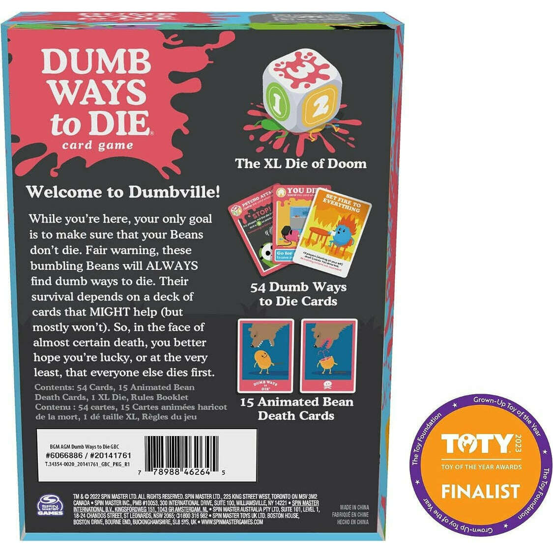 Toys N Tuck:Dumb Ways to Die Card Game,Spinmaster Games
