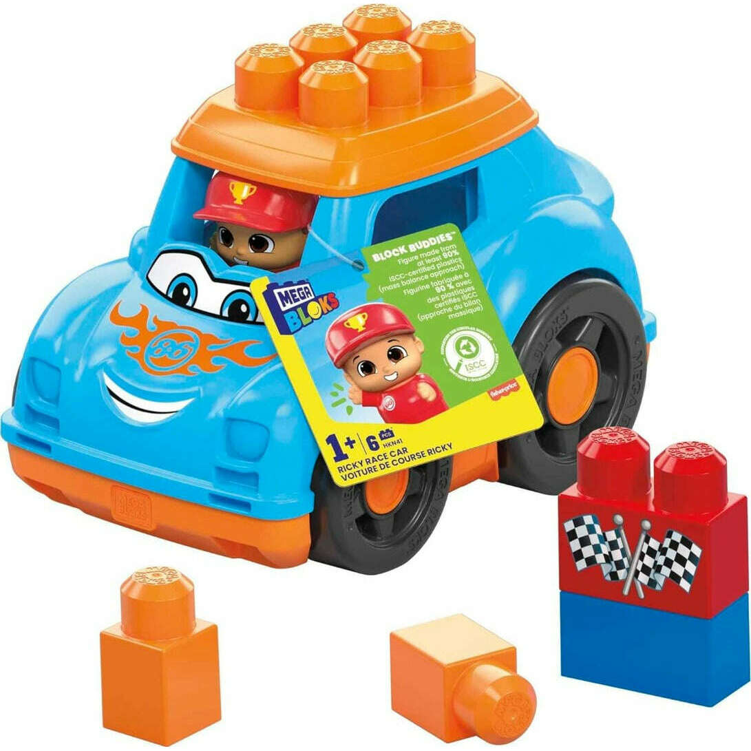 Toys N Tuck:Mega Bloks Ricky Race Car,Mega Bloks