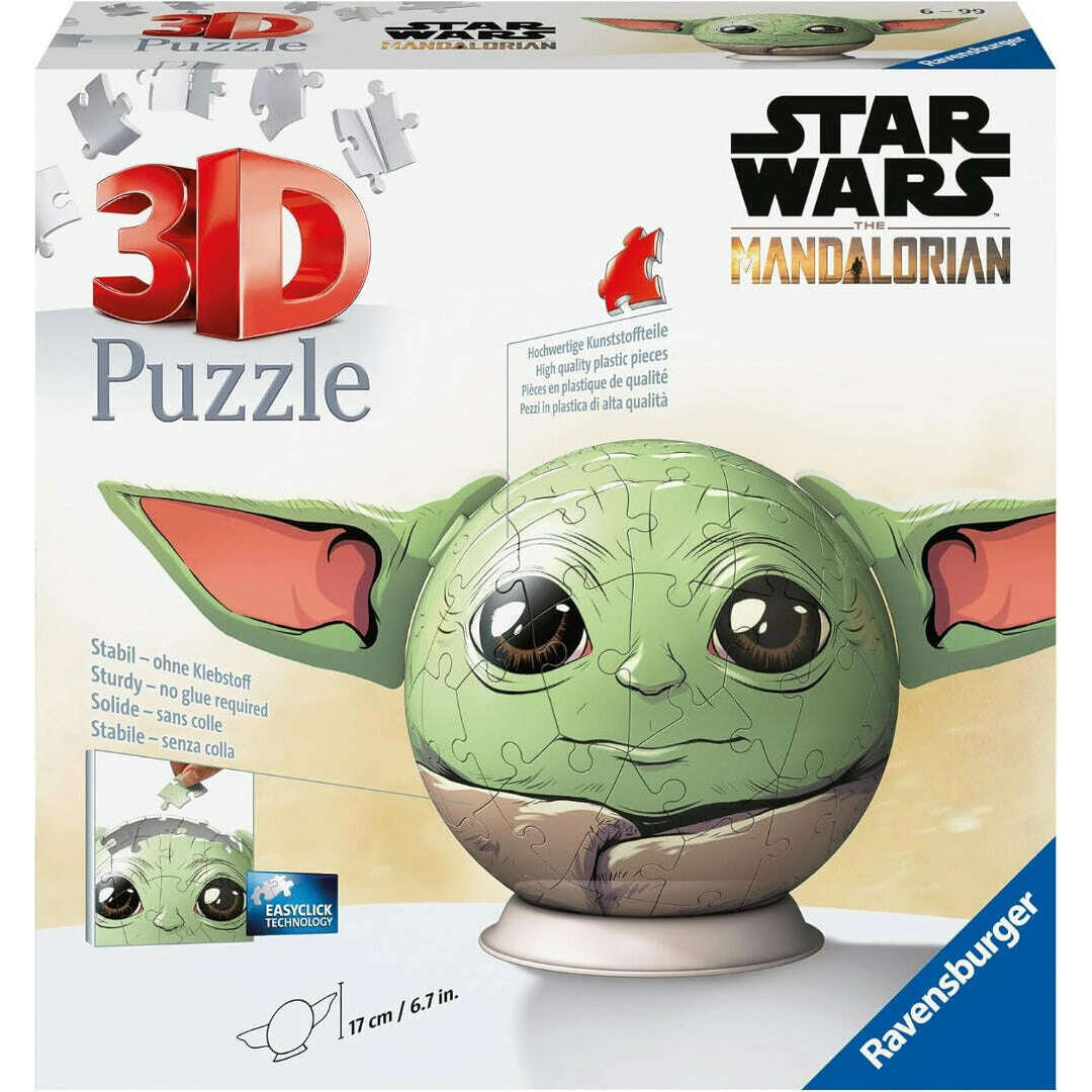 Toys N Tuck:Ravensburger 3D Puzzle Star Wars The Mandalorian Grogu,Star Wars