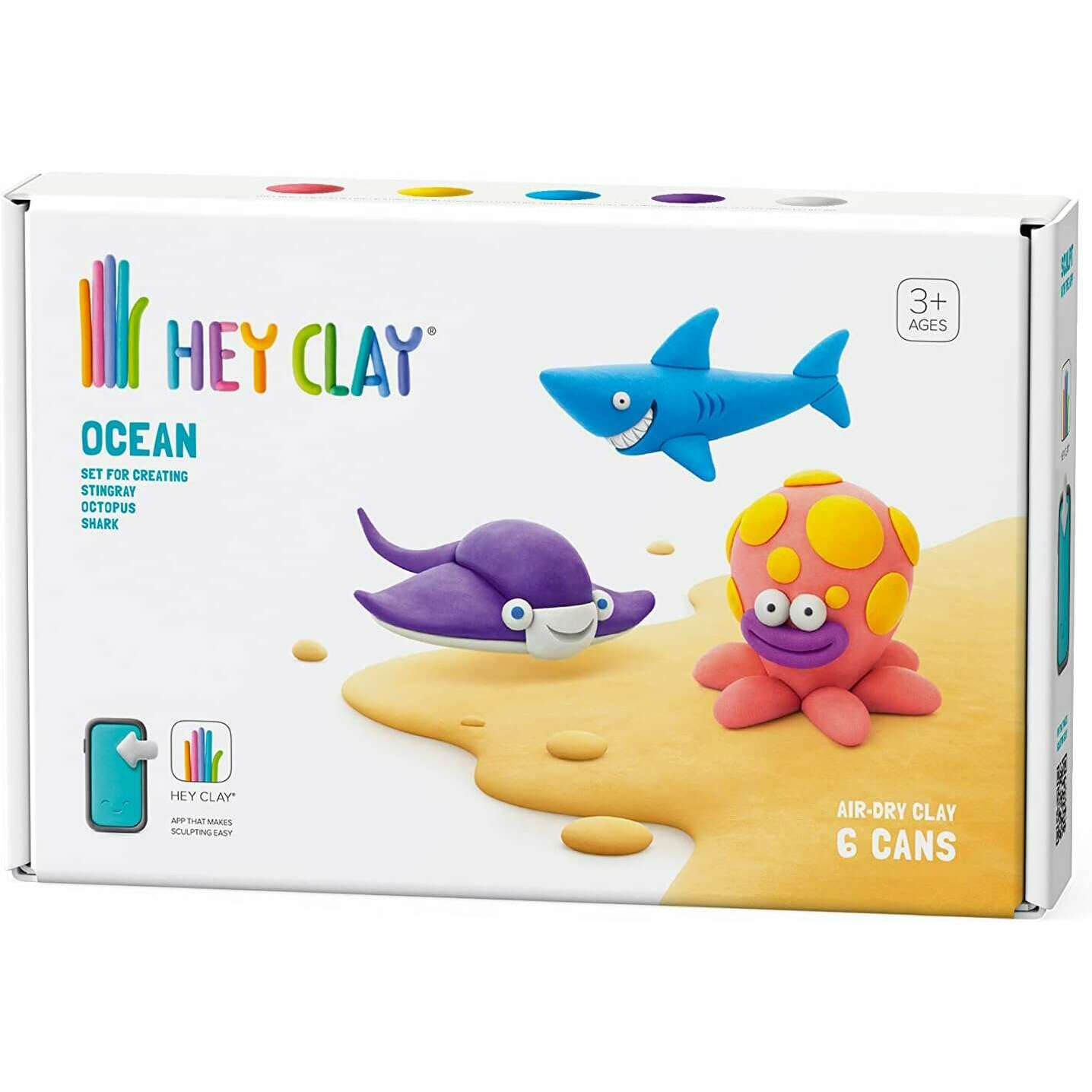 Toys N Tuck:Hey Clay 3 Pack - Ocean,Hey Clay