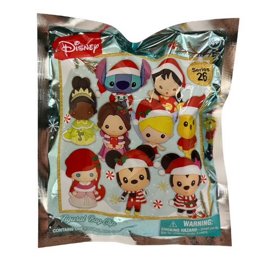 Toys N Tuck:Disney Christmas 3D Foam Bag Clip Series 26,Disney