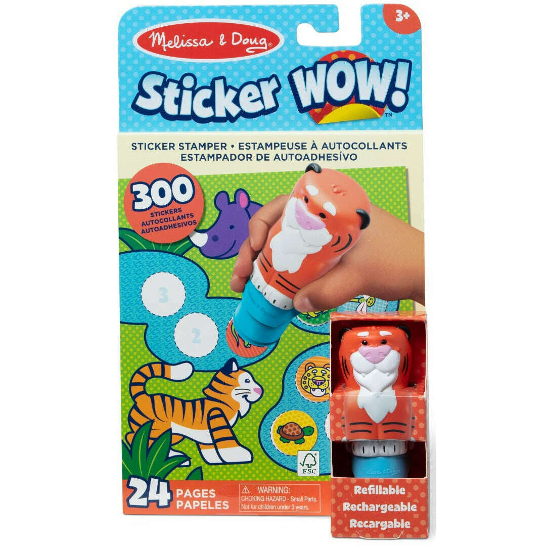 Toys N Tuck:Melissa & Doug Sticker WOW! - Tiger,Melissa