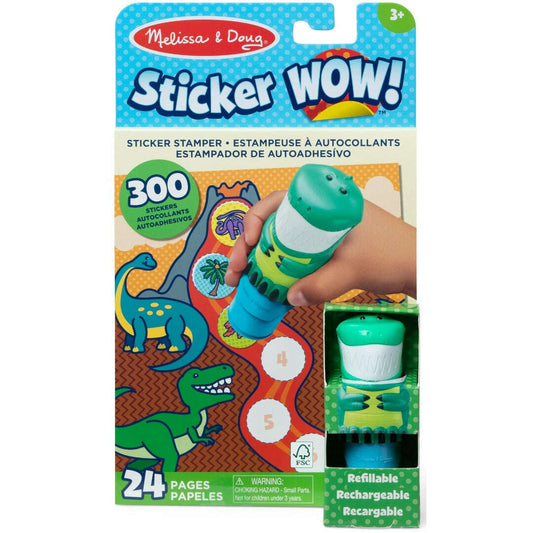 Toys N Tuck:Melissa & Doug Sticker WOW! - Dinosaur,Melissa