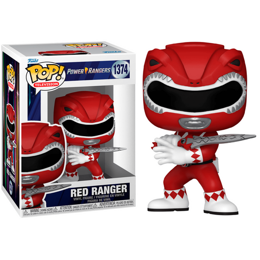 Toys N Tuck:Pop Vinyl - Power Rangers - Red Ranger 1374,Power Rangers