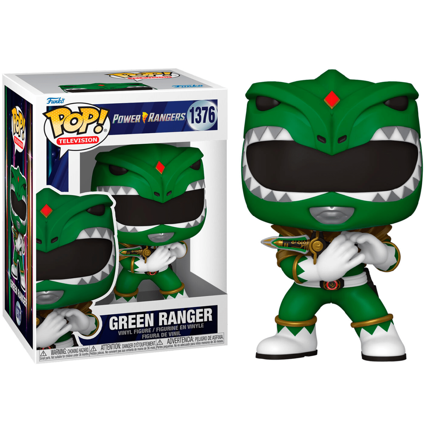 Toys N Tuck:Pop Vinyl - Power Rangers - Green Ranger 1376,Power Rangers