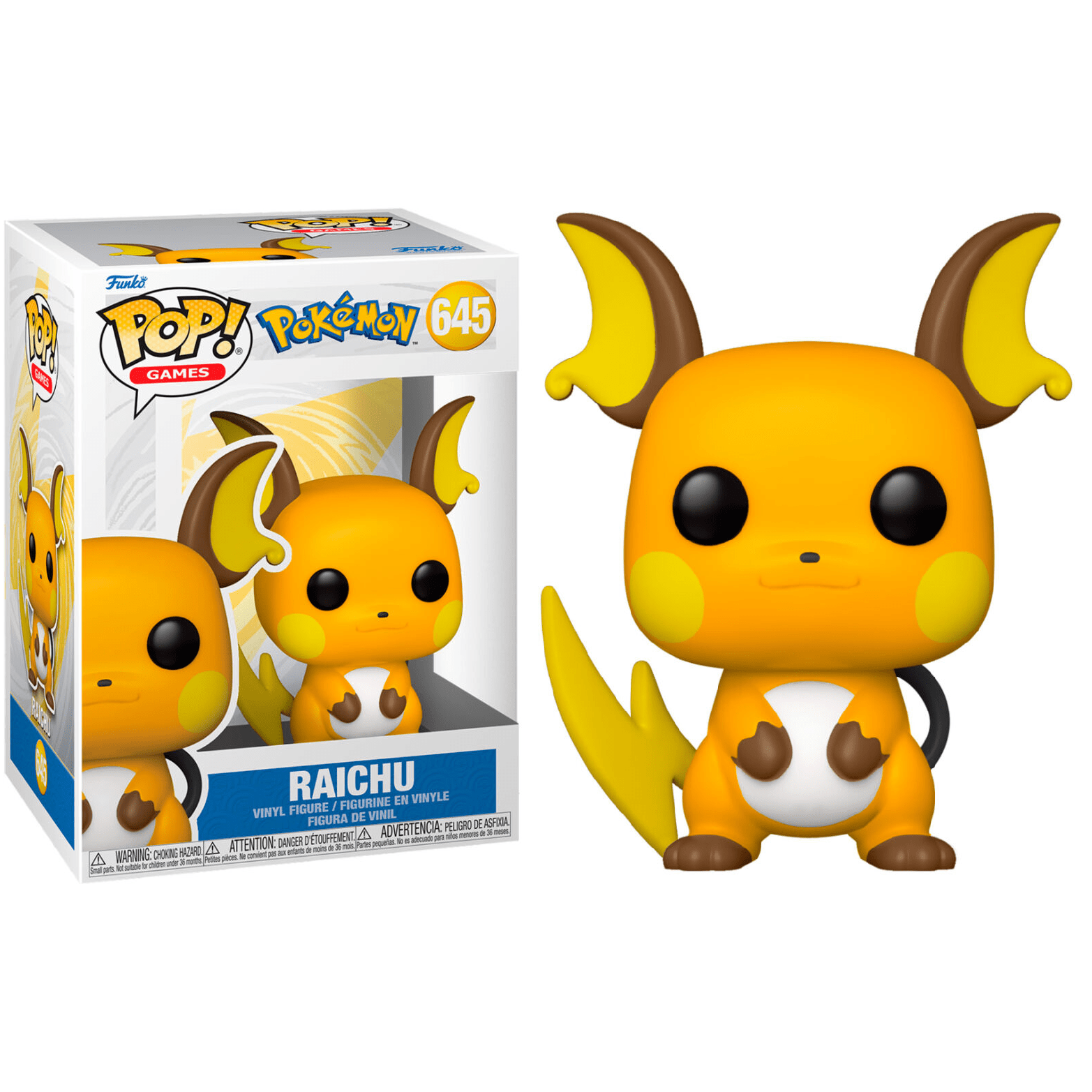 Toys N Tuck:Pop Vinyl - Pokemon - Raichu 645,Pokemon