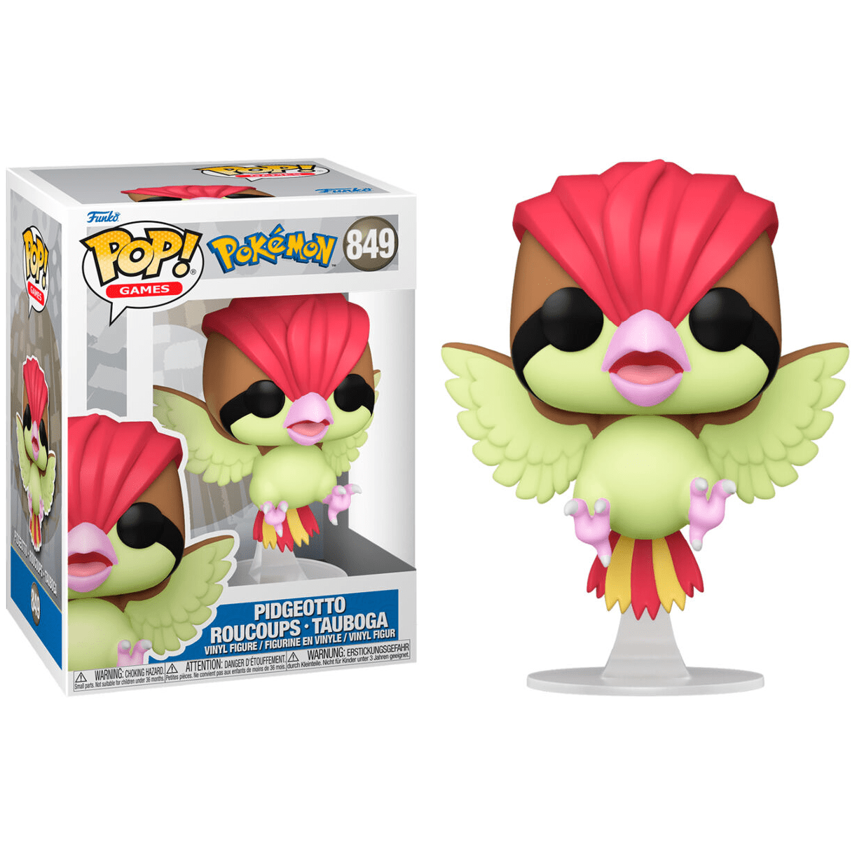 Toys N Tuck:Pop Vinyl - Pokemon - Pidgeotto 849,Pokemon