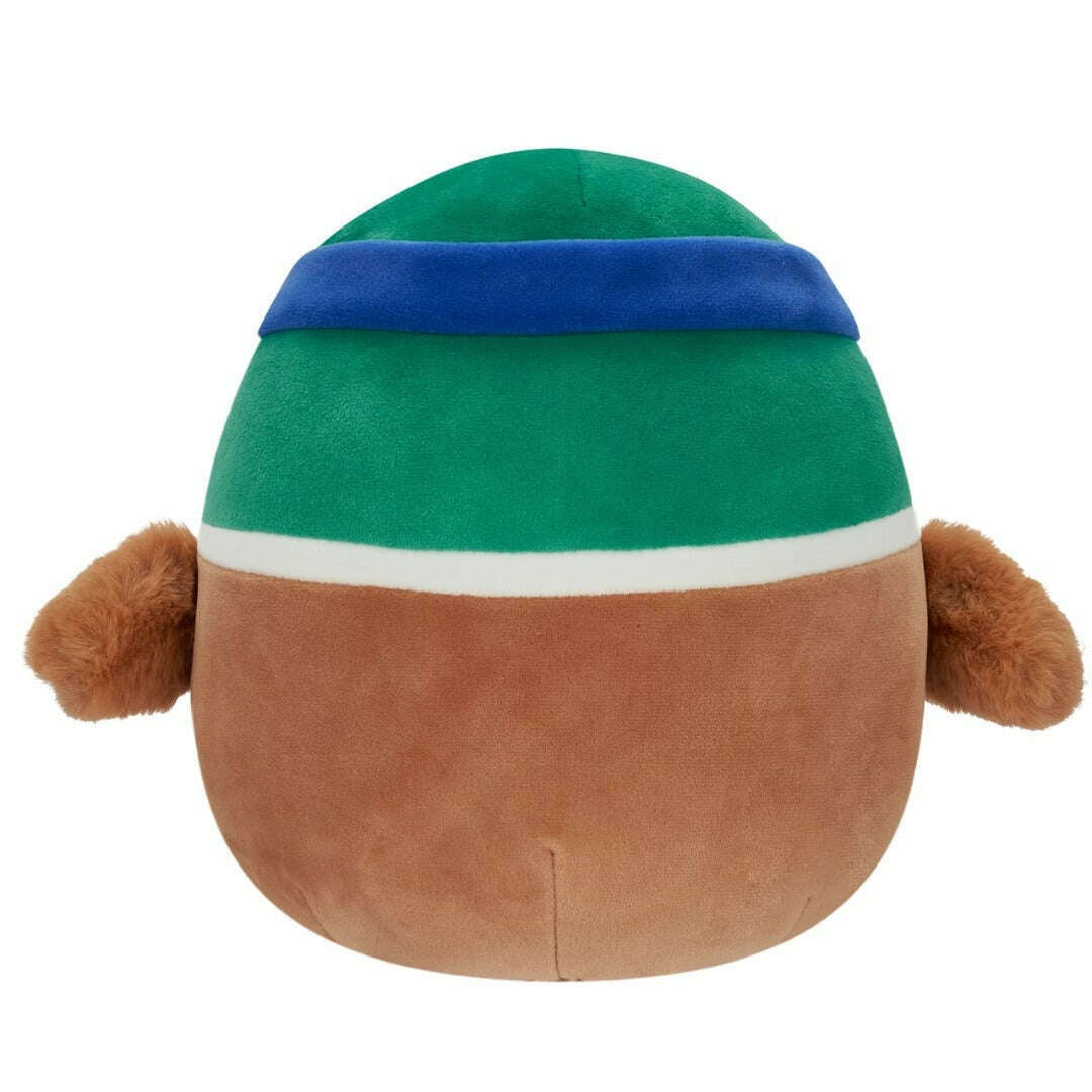 Toys N Tuck:Squishmallows 7.5 Inch Plush - Avery The Mallard Duck with Sweatband and Rugby Ball,Squishmallows