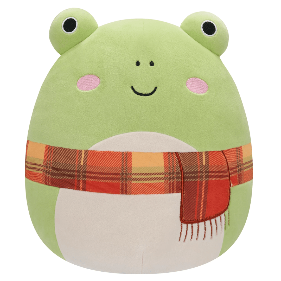 Toys N Tuck:Squishmallows 12 Inch Plush - Wendy the Frog With Scarf,Squishmallows