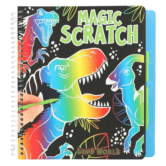 Toys N Tuck:Dino World Magic Scratch Book,Dino World