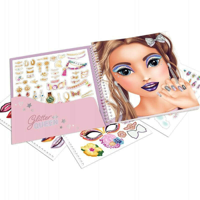Toys N Tuck:Depesche Top Model Style Me Up Glitter Queen Stickerbook,Top Model