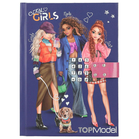 Toys N Tuck:Depesche Top Model City Girls Diary with Code and Sound,Top Model