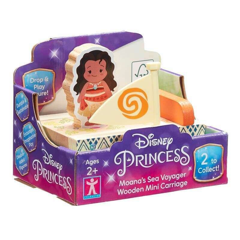 Toys N Tuck:Disney Princess Wooden Mini Carriage Moana's Sea Voyager,Disney