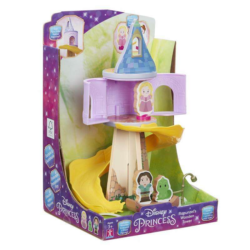 Toys N Tuck:Disney Princess Rapunzel's Wooden Tower,Disney