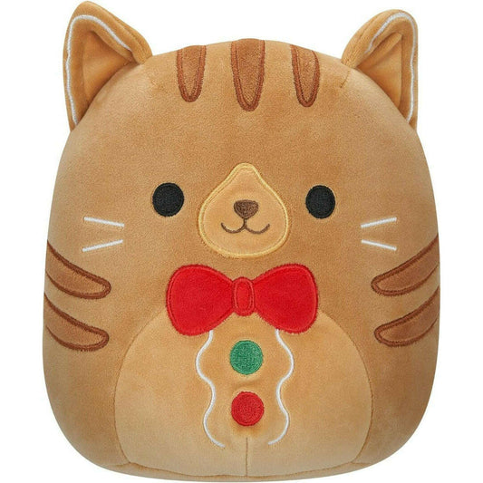 Toys N Tuck:Squishmallows Christmas 7.5 Inch Plush - Jones The Gingerbread Cat,Squishmallows