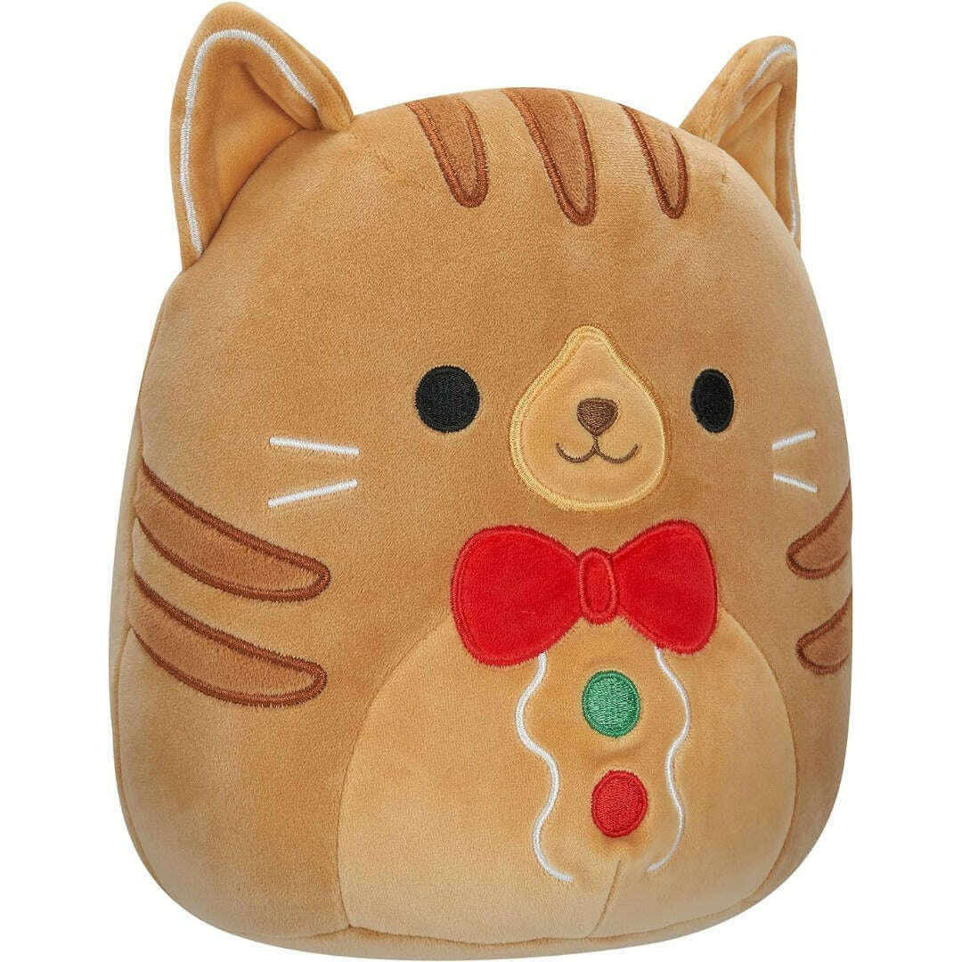 Toys N Tuck:Squishmallows Christmas 7.5 Inch Plush - Jones The Gingerbread Cat,Squishmallows