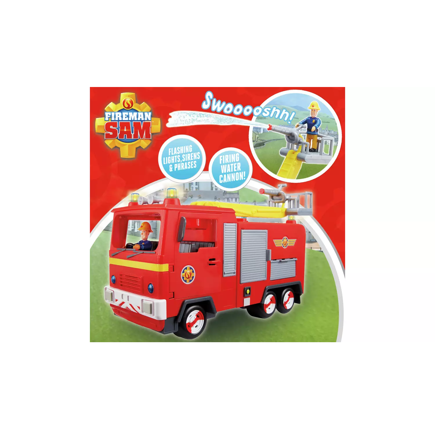 Toys N Tuck:Fireman Sam Electronic Spray And Play Jupiter,Fireman Sam