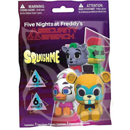 Toys N Tuck:Five Nights At Freddy's Security Breach Squishme Blind Bag,Five Nights At Freddy's
