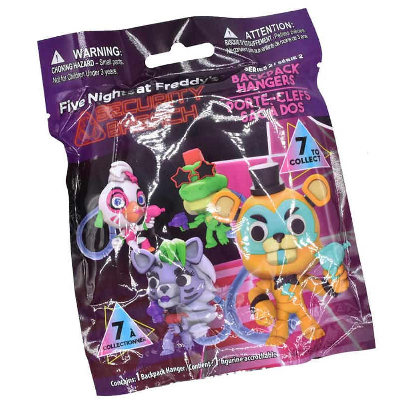 Toys N Tuck:Five Nights At Freddy's Security Breach Backpack Hangers Blind Bag,Five Nights At Freddy's