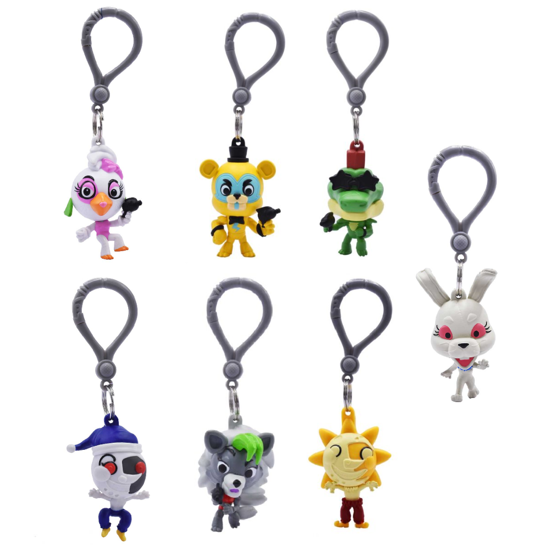 Toys N Tuck:Five Nights At Freddy's Security Breach Backpack Hangers Blind Bag,Five Nights At Freddy's