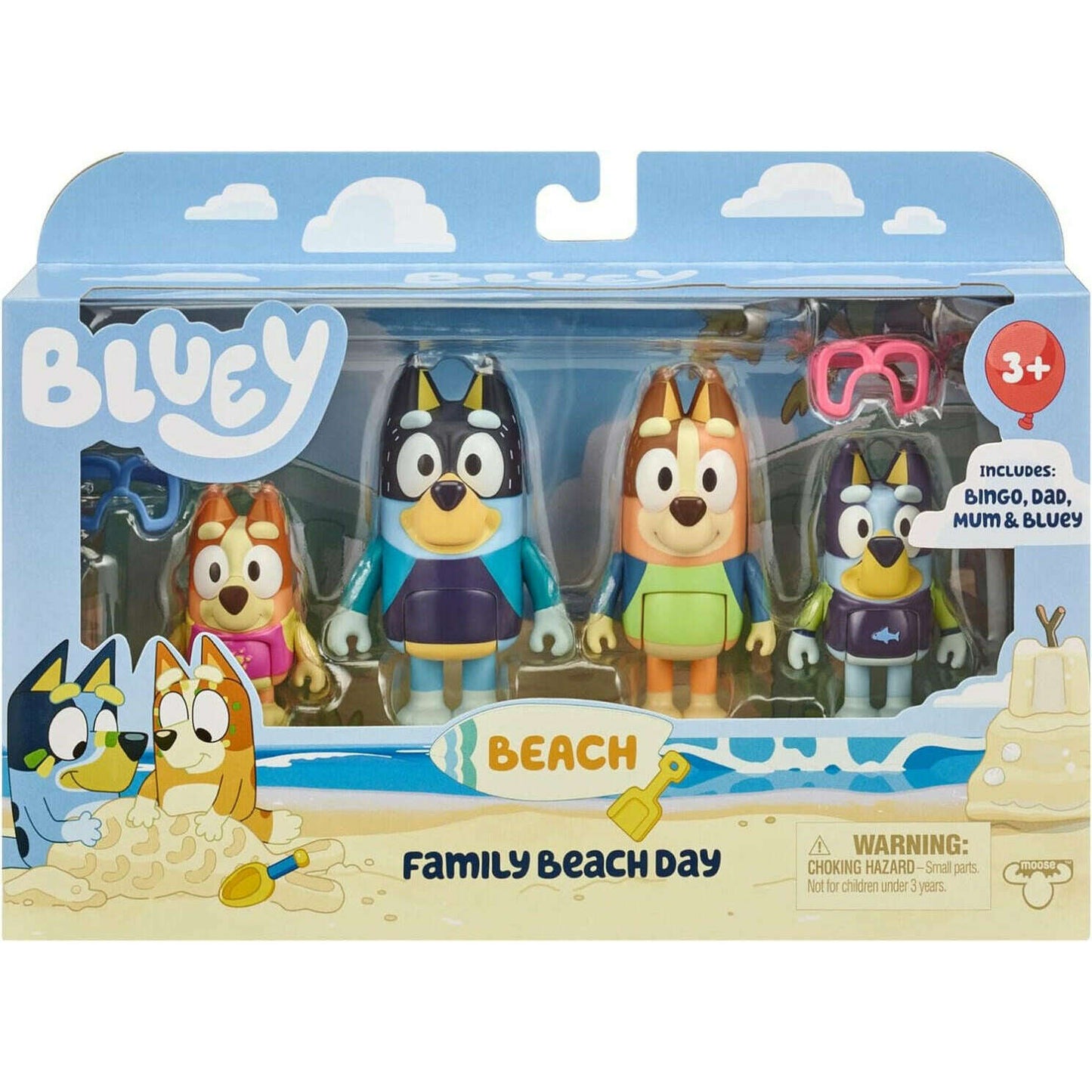 Toys N Tuck:Bluey - Family Beach Day,Bluey