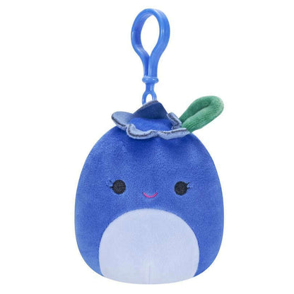 Toys N Tuck:Squishmallows 3.5 Inch Clip-on Plush - Bluby the Blueberry,Squishmallows