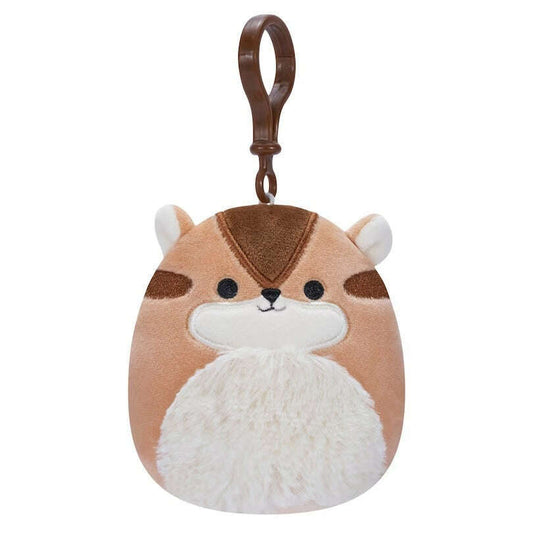 Toys N Tuck:Squishmallows 3.5 Inch Clip-on Plush - Melzie the Chipmunk,Squishmallows