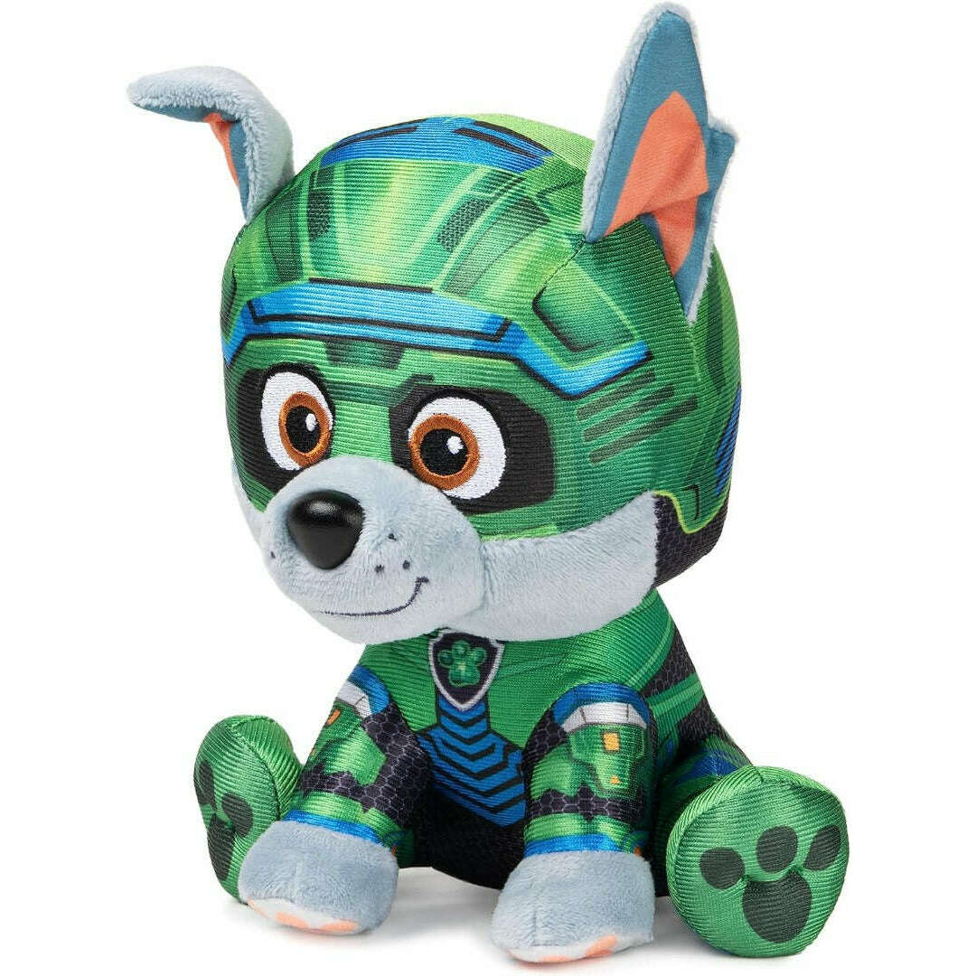 Toys N Tuck:Paw Patrol Mighty Movie 6 Inch Plush - Rocky,Paw Patrol