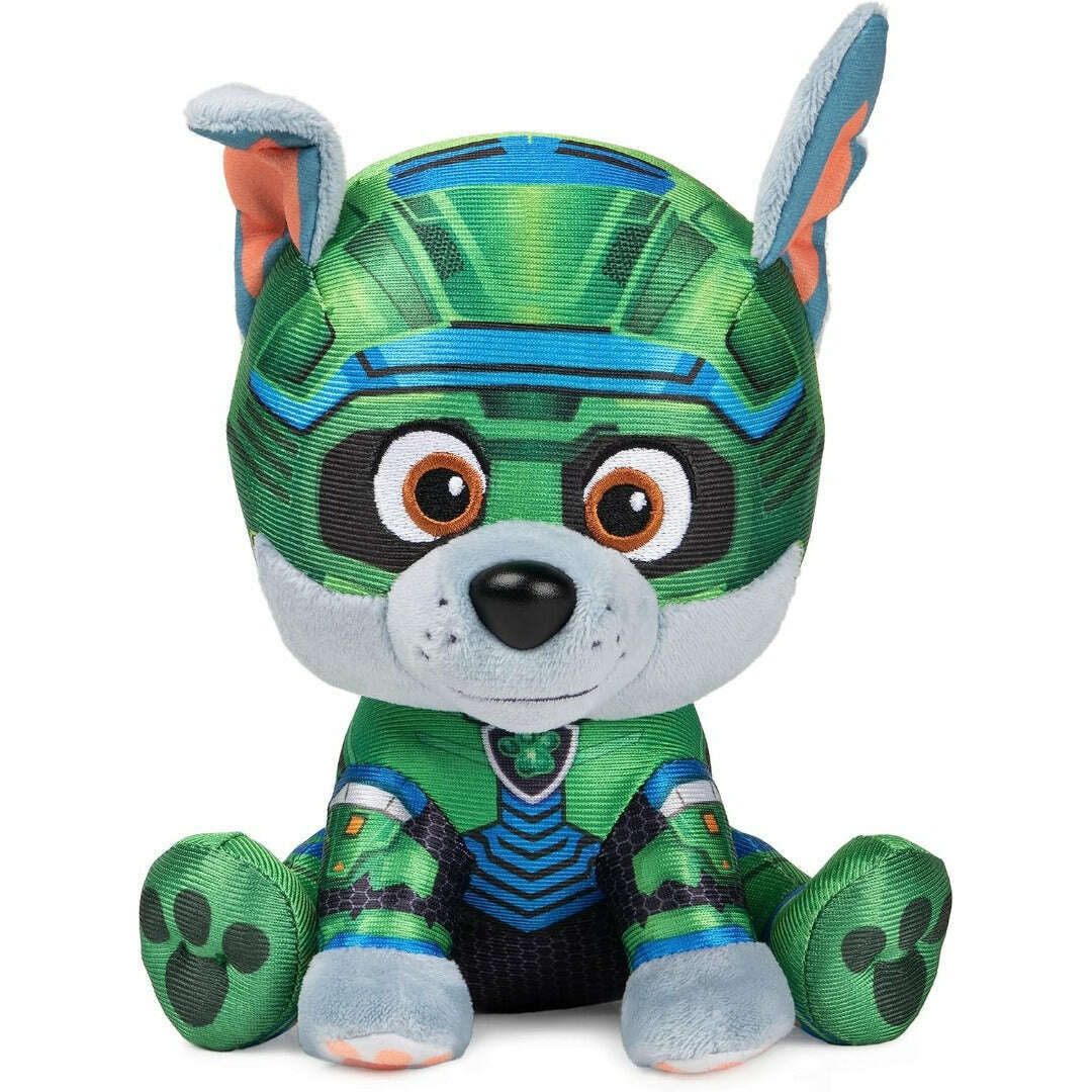 Toys N Tuck:Paw Patrol Mighty Movie 6 Inch Plush - Rocky,Paw Patrol