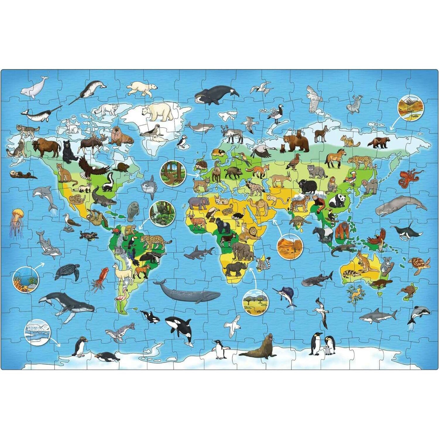 Toys N Tuck:Orchard Toys Animal World Jigsaw Puzzle,Orchard Toys