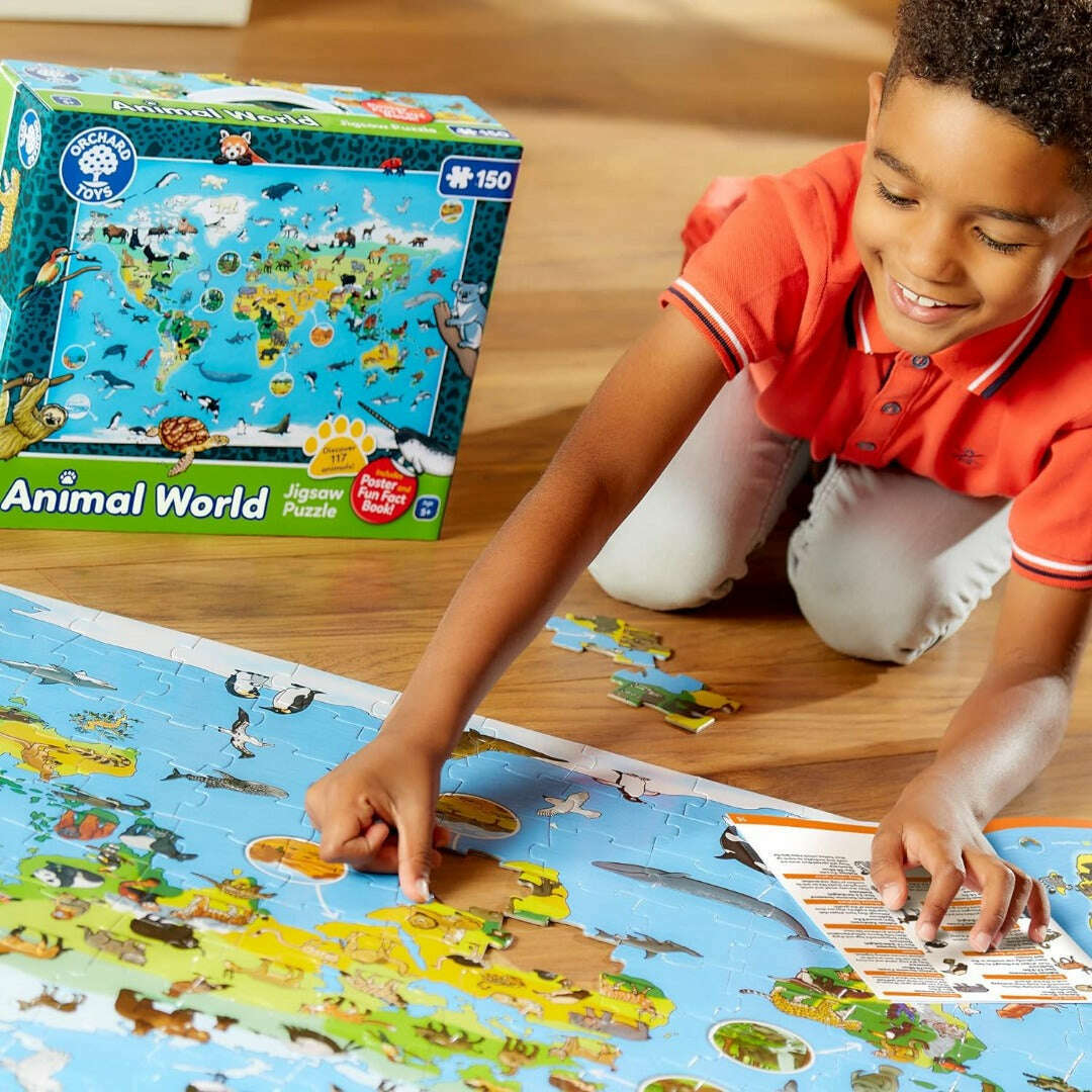 Toys N Tuck:Orchard Toys Animal World Jigsaw Puzzle,Orchard Toys