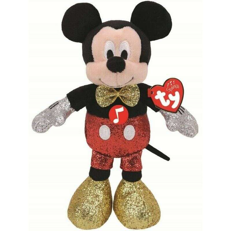 Toys N Tuck:Ty Beanie Sparkle Mickey Mouse With Sound,Disney