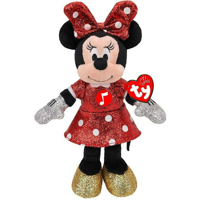 Toys N Tuck:Ty Beanie Sparkle Minnie Mouse With Sound,Disney