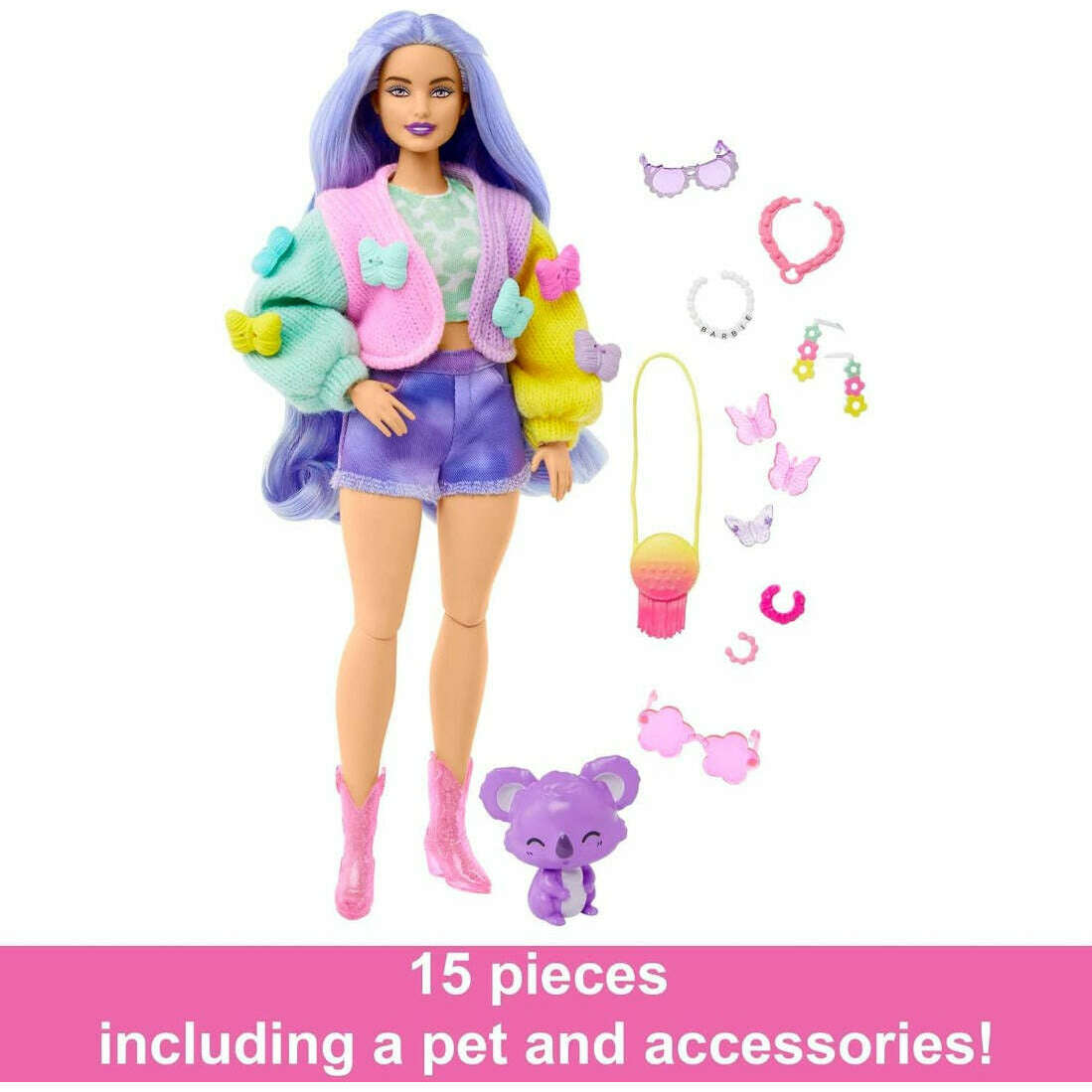 Toys N Tuck:Barbie Extra Doll with Pet 20,Barbie