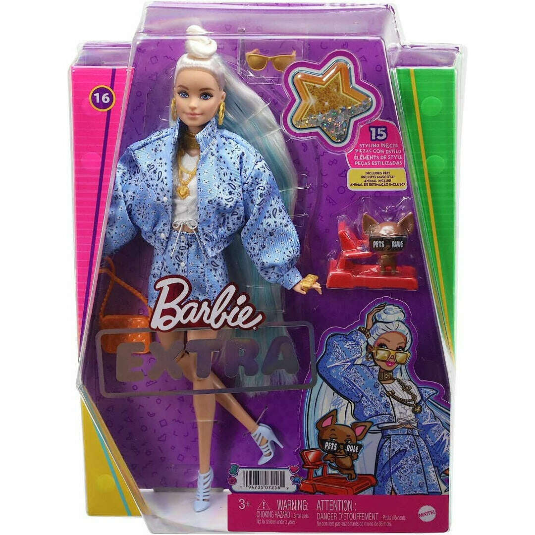 Toys N Tuck:Barbie Extra Doll with Pet 16,Barbie
