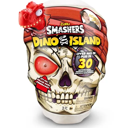 Toys N Tuck:Smashers Dino Island Giant Skull - Megalodon,Smashers