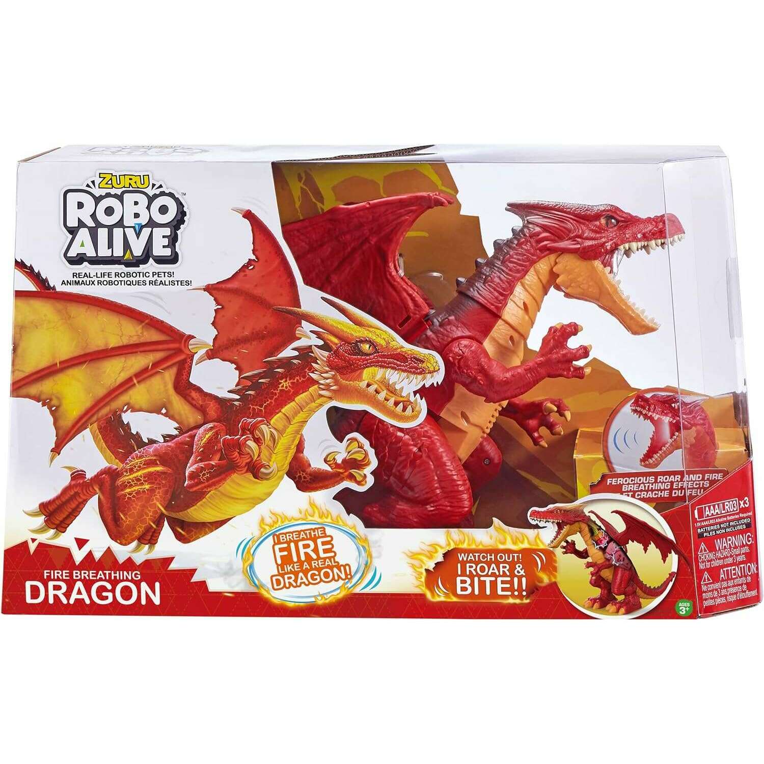 Toys N Tuck:Robo Alive Fire Breathing Dragon,Robo Alive