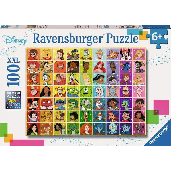 Toys N Tuck:Ravensburger 100 XXL Piece Puzzle Disney Multi Character,Disney