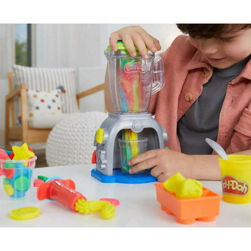 Toys N Tuck:Play-Doh Kitchen Creations Swirlin' Smoothies Blender Playset,Play-Doh