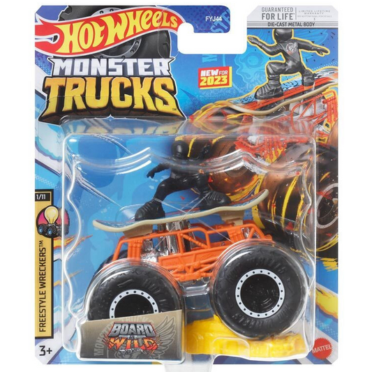 Toys N Tuck:Hot Wheels Monster Trucks - Board Wild,Hot Wheels