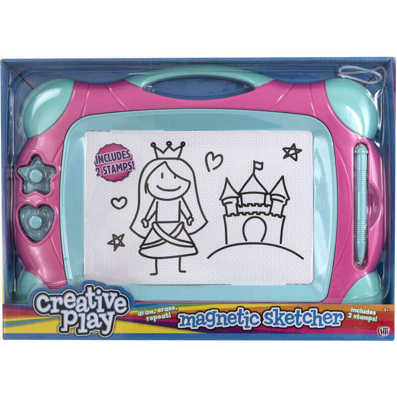 Toys N Tuck:Creative Play Magnetic Sketcher Pink,HTI