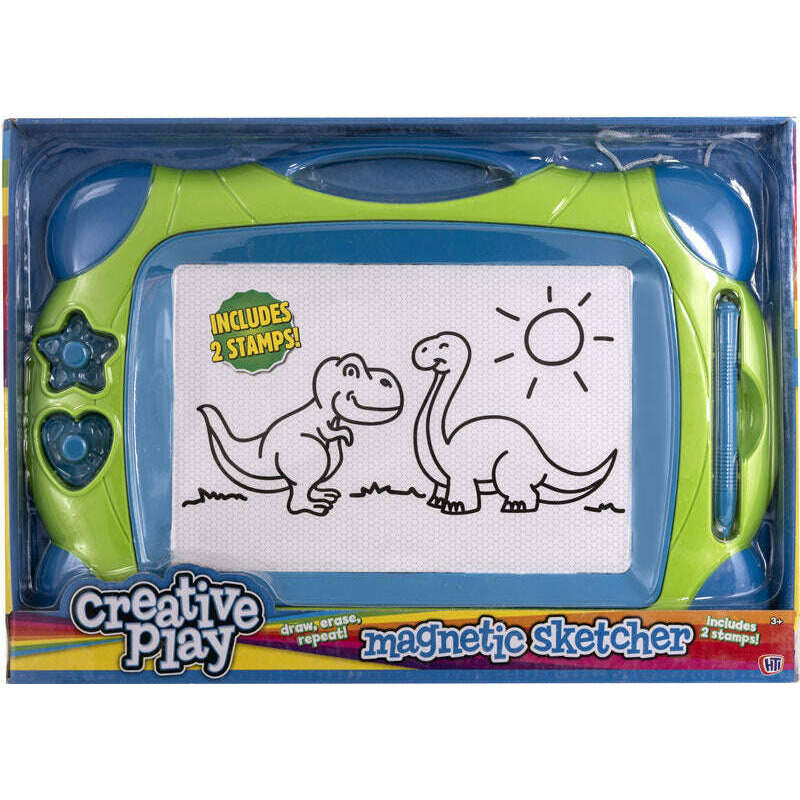 Toys N Tuck:Creative Play Magnetic Sketcher Green,HTI